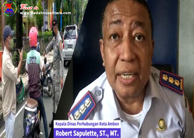 Tim Satgas Covid-19 Kota Ambon Tindak Pengendara Yang Tak Patuhi Prokes 1 Razia 03