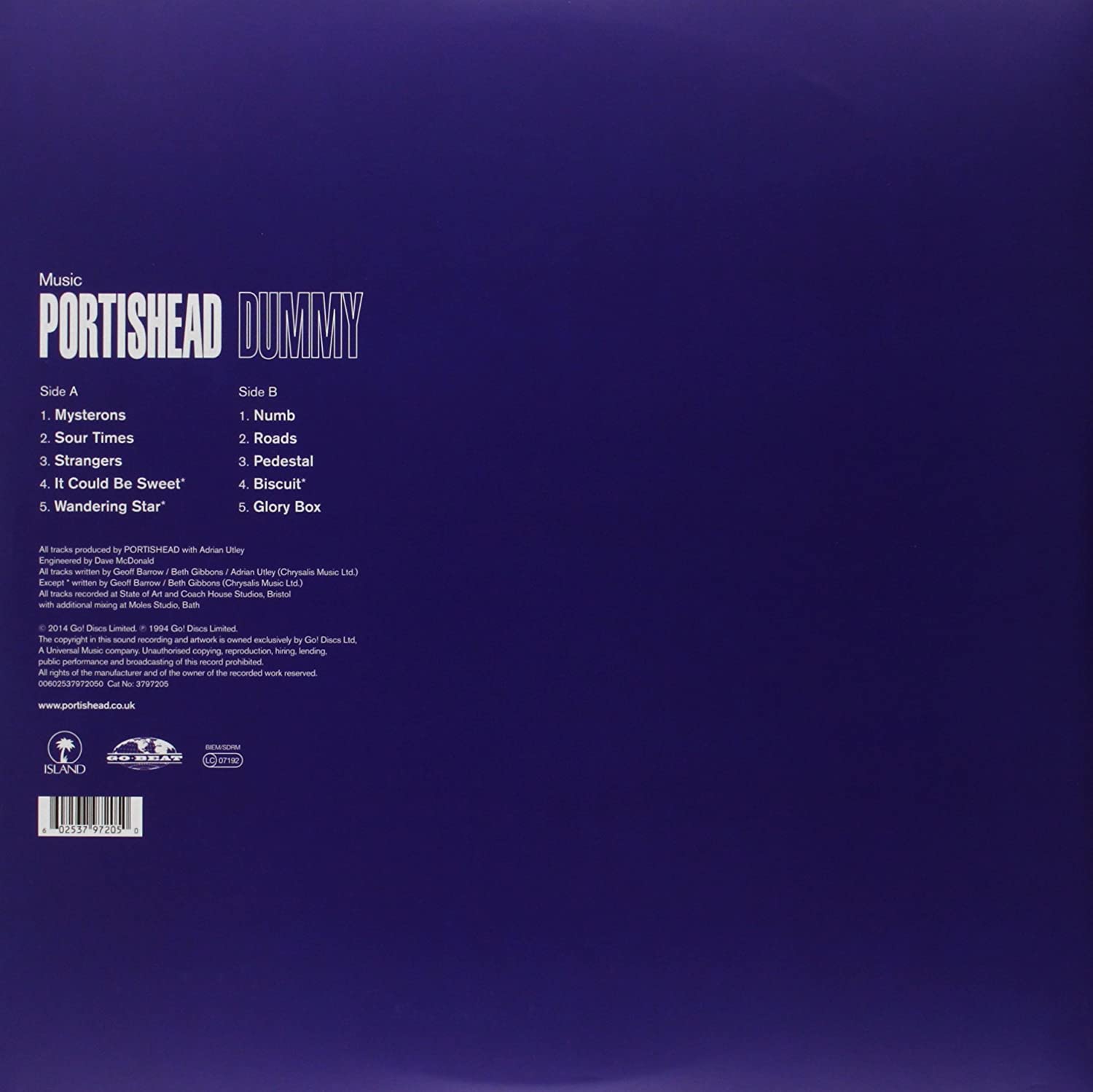 Classic Rock Covers Database: Portishead - Dummy (1994)