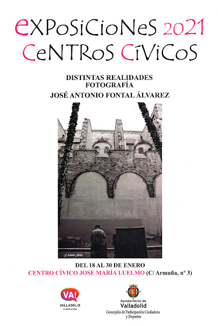 Cartel de la exposición de fotografía artística Distintas realidades de José Antonio Fontal Centro Cívico José María Luelmo