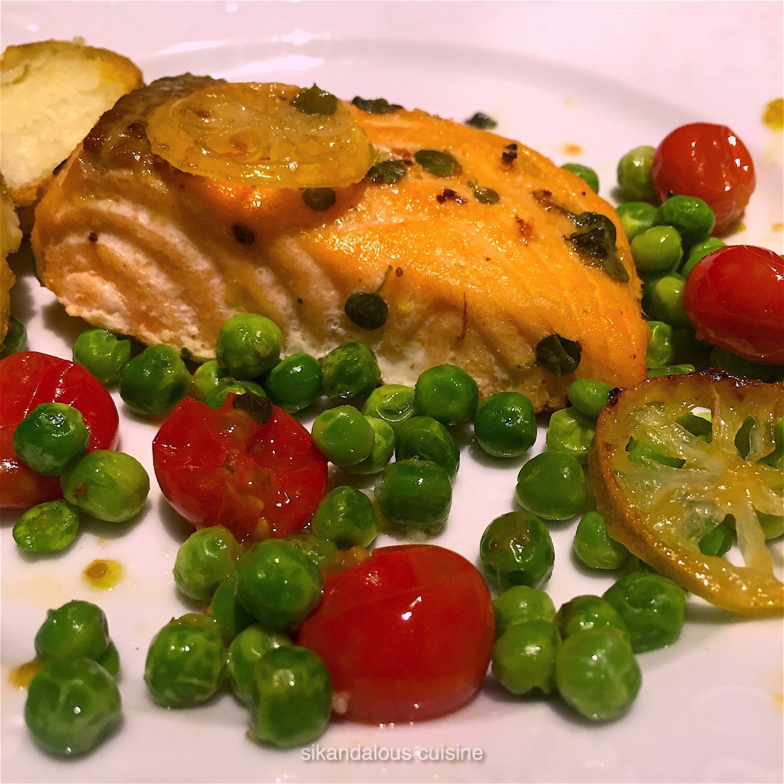 Sikandalous Cuisine Salmon Baked with Thyme sikandalouscuisine