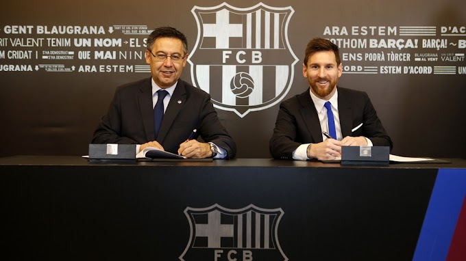Barcelona Yamuongezea Mkataba  Lionel Messi Hadi 2020/21