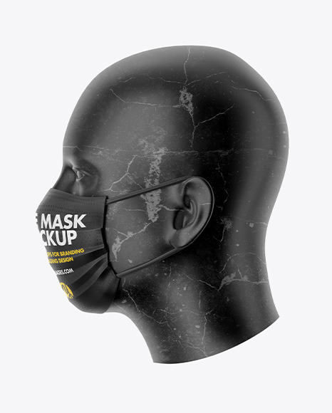 Download Face Mask Mockup PSD Mockup Templates