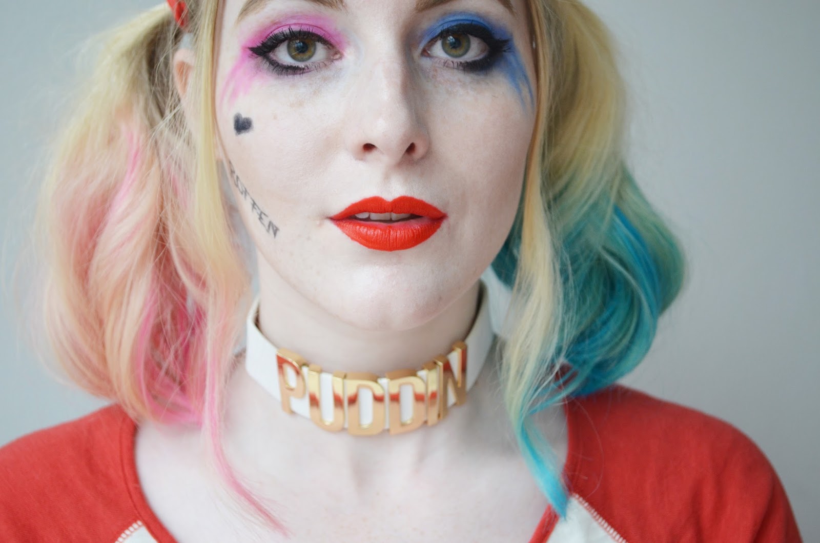 Vancouver Vogue Halloween Makeup Tutorial Harley Quinn Suicide Squad
