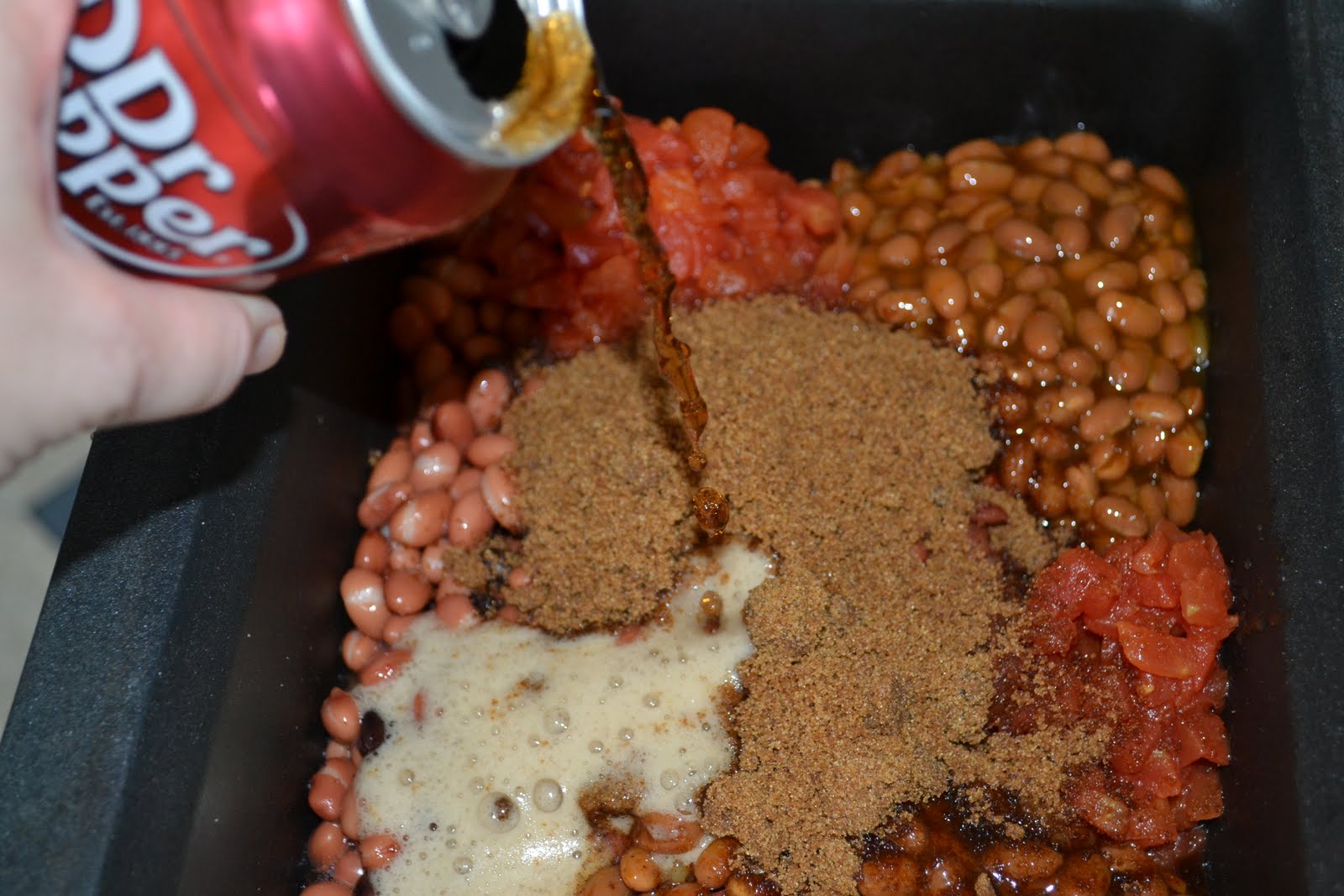 Mom's Fridge Dr. Pepper Baked Beans