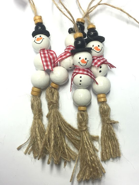 wood beads ideas xmas