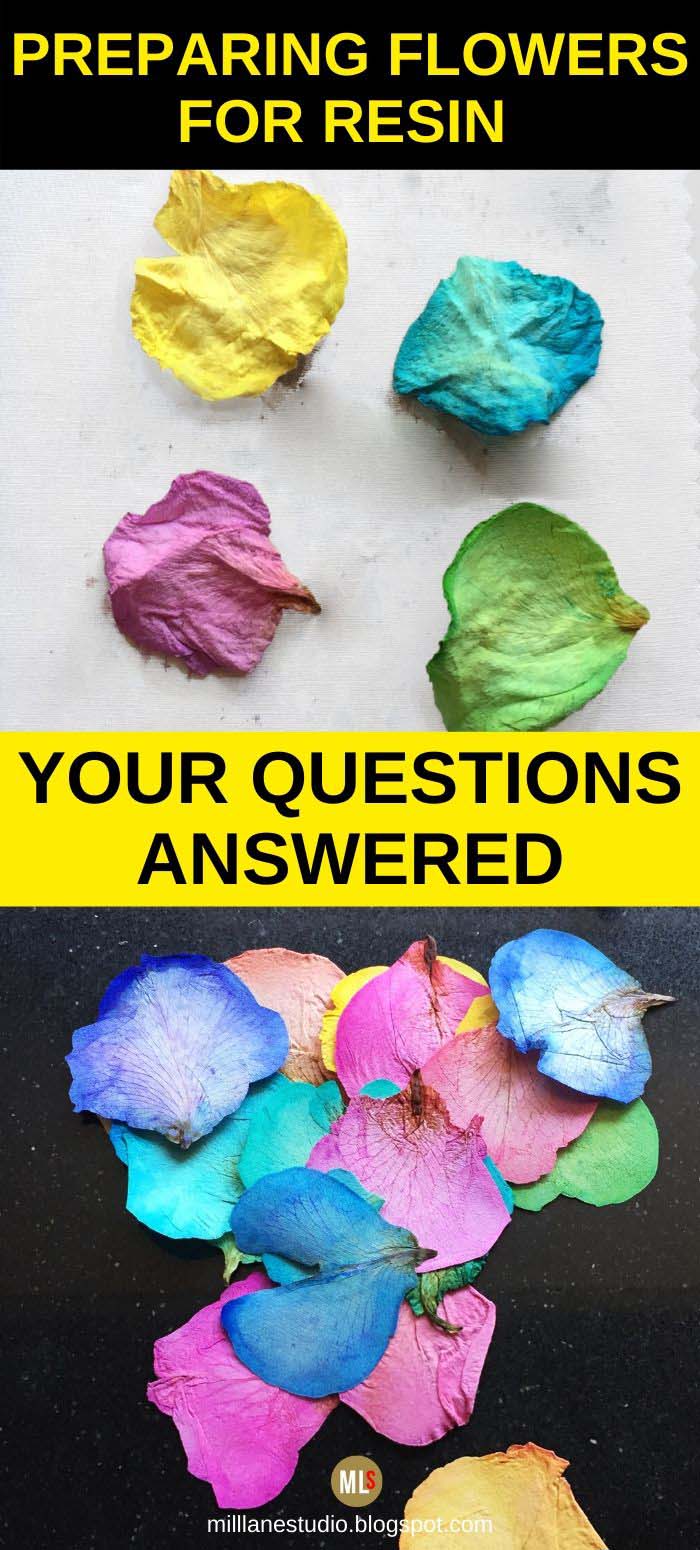 Preparing Flowers for Resin FAQs Mill Lane Studio