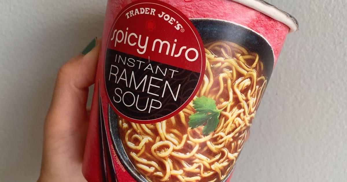 Trader Joe's Spicy Miso Instant Ramen Soup