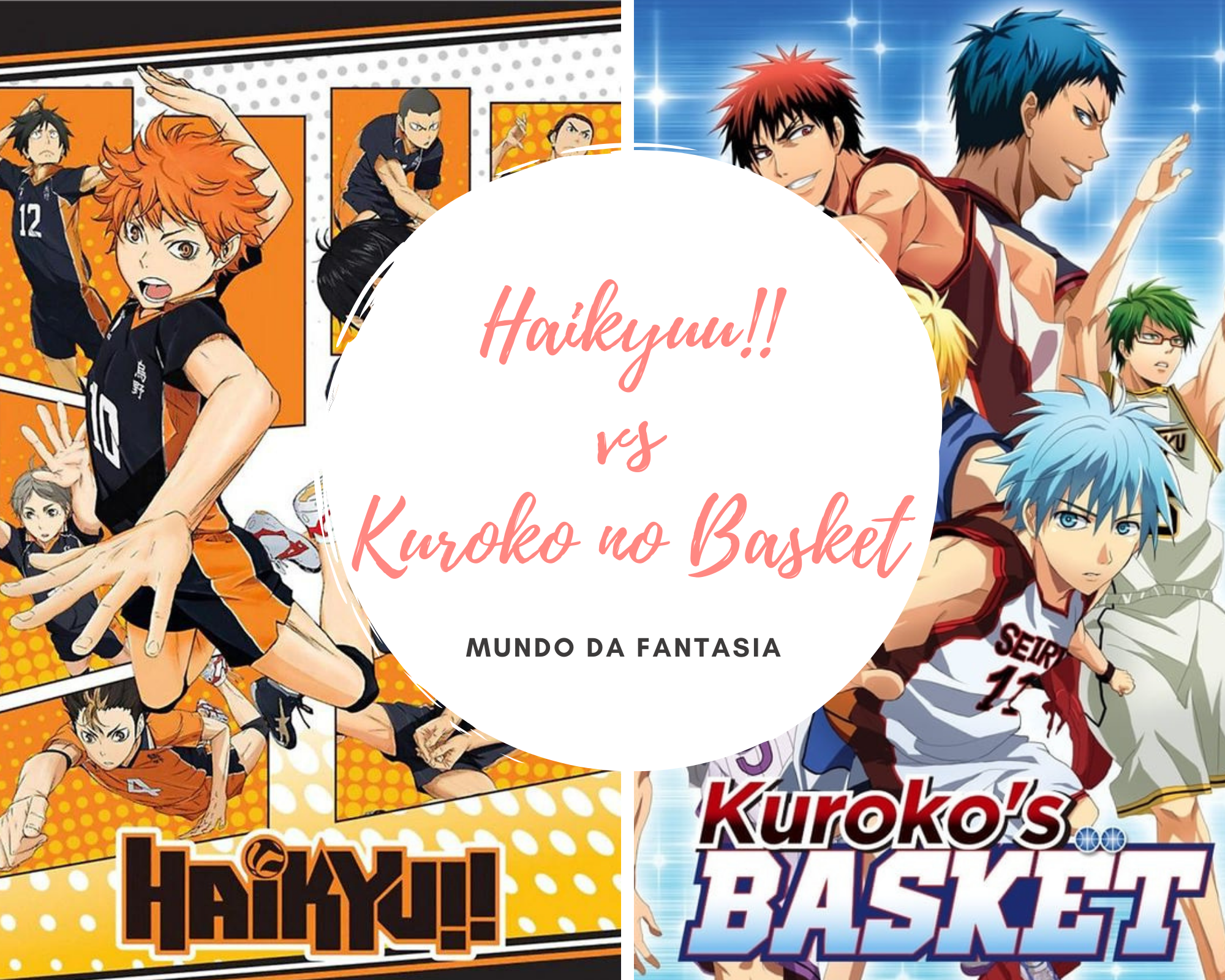 Haikyuu BR - Personagens com o mesmo dublador - versão Kuroko no Basket. E  aí, vocês conseguiram diferenciar os personagens pela voz? P.s.: Até hoje  não consigo acreditar que o dublador do