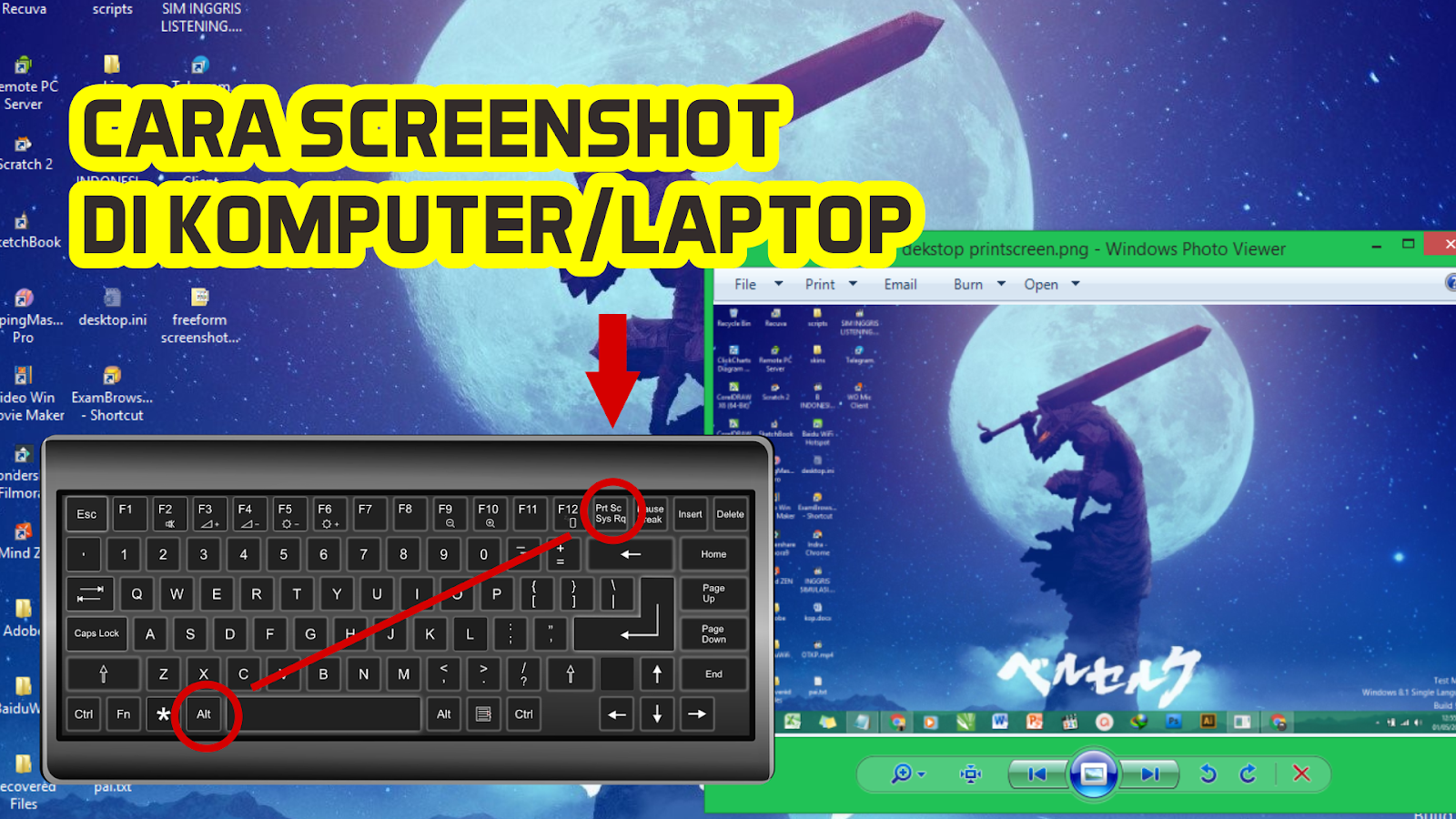 Cara Mudah Melakukan Screenshot di Komputer/Laptop Teknolongin