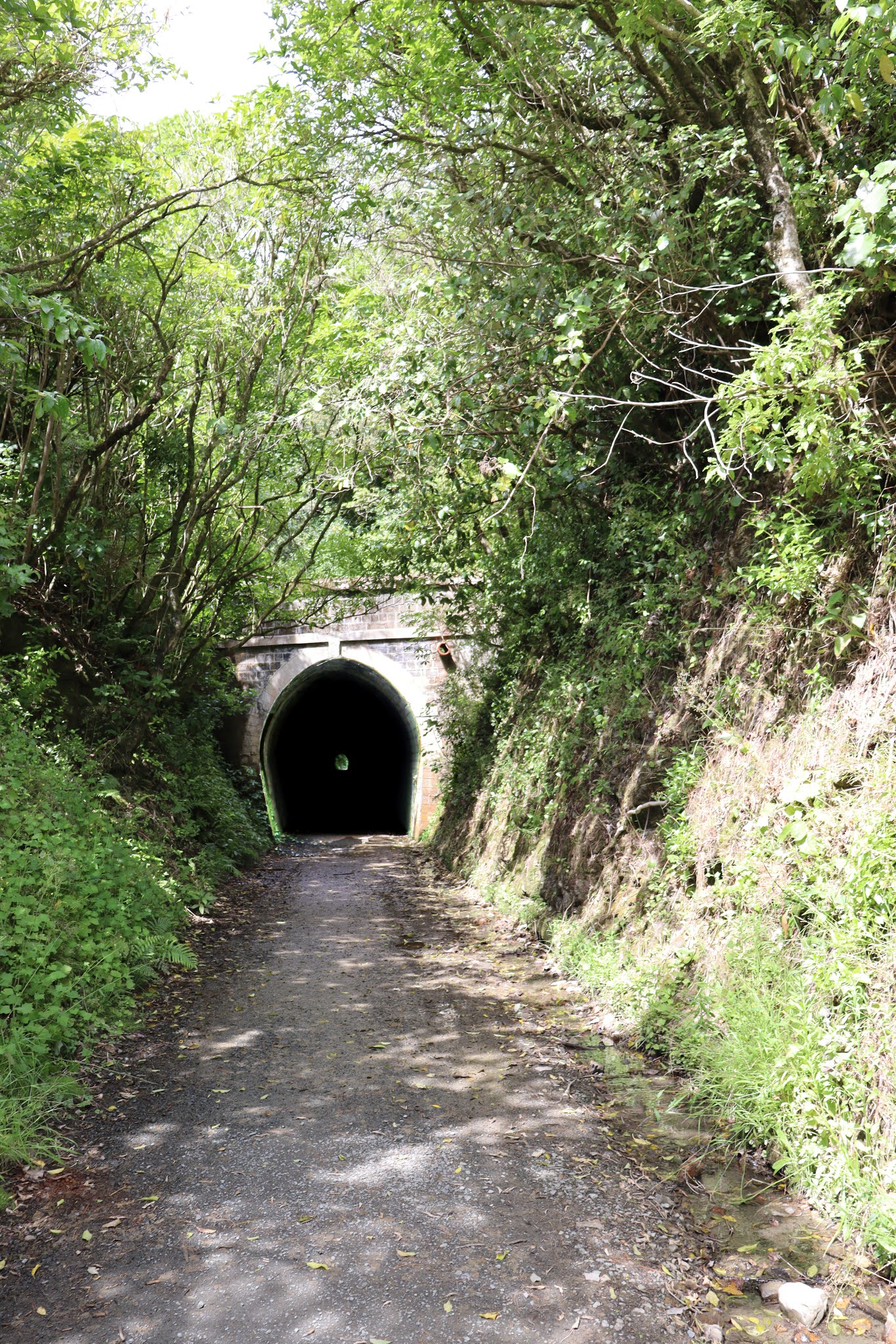 transpress nz the old Mangaroa Tunnel, NZ, now on a mini rail trail