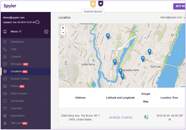 spyier app to track someone location