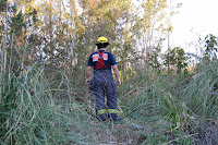 Bomberos en el Bosque Alegre