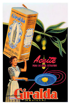 Aceite Giralda - Aceites y Jabones Luca de Tena S.A. - Sevilla 1960