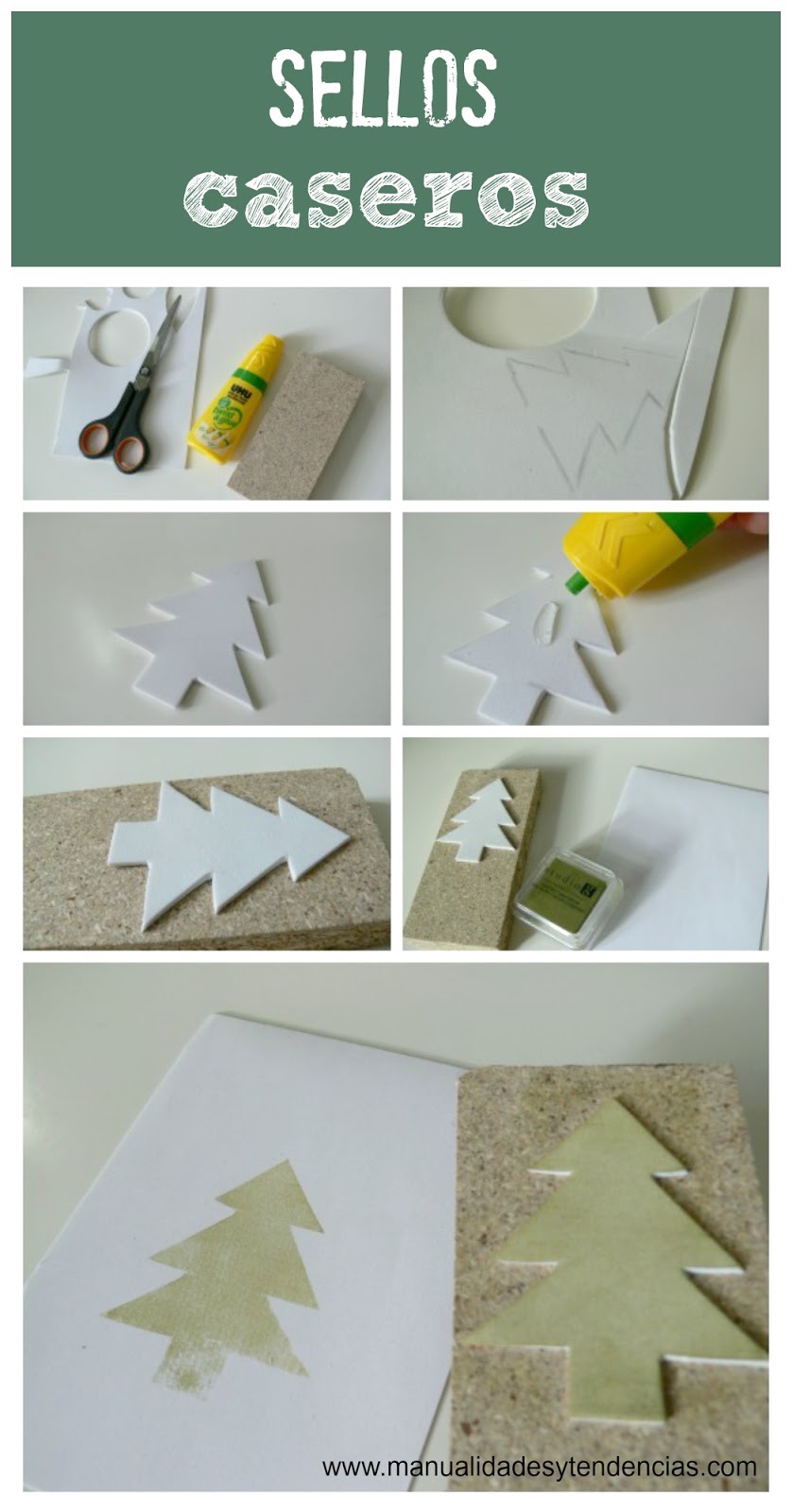 Manualidades Y Tendencias Sellos Caseros De Navidad Handmade