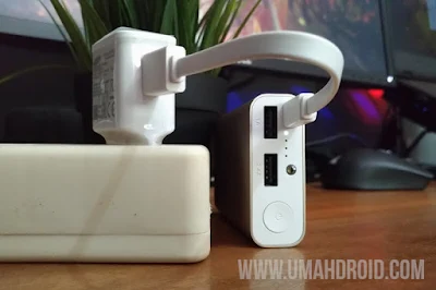 Charging ZenPower Duo dengan Adapter Samsung