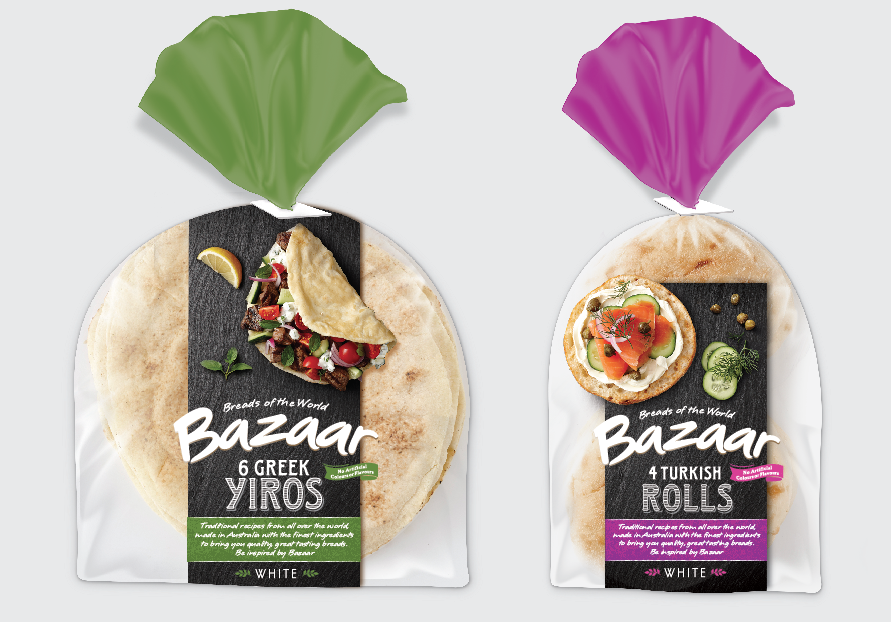 Bazaar Bread on Packaging of the World Creative Package Design Gallery
