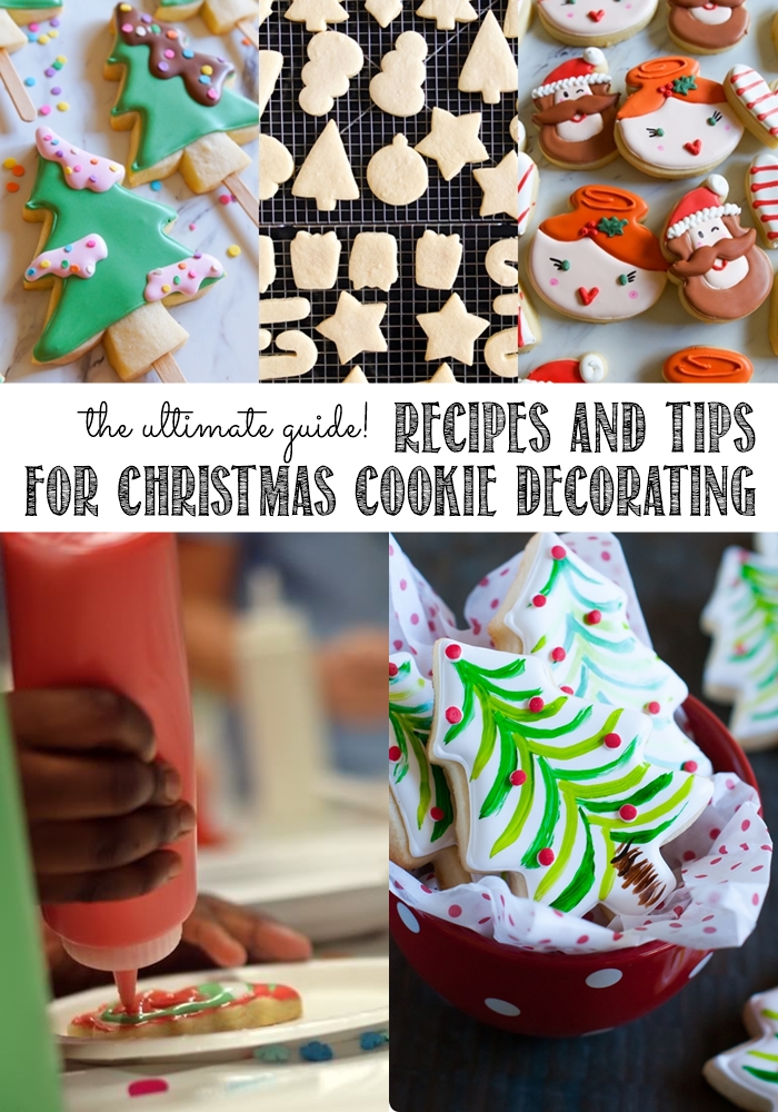 recipes and tips for christmas cookie decorating