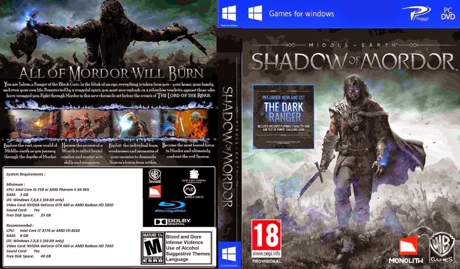 мордор пк лаунчер