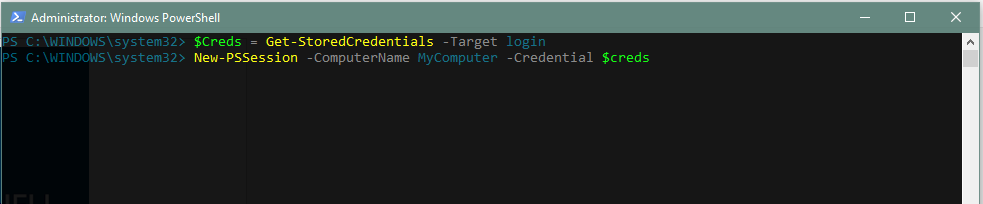 powershell credential manager powershell credential manager