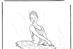 Ba\u00fa da Web: Desenhos de bailarinas para colorir