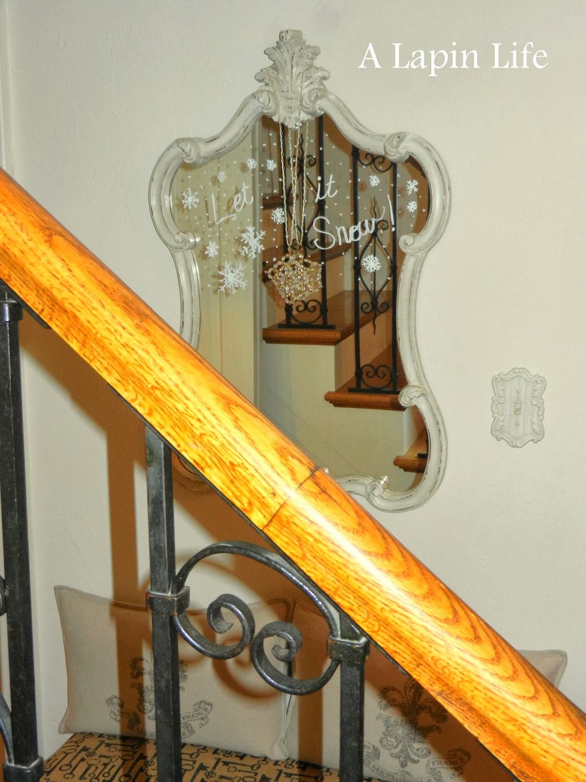 A Lapin Life Decorate Mirrors with Chalk Pens