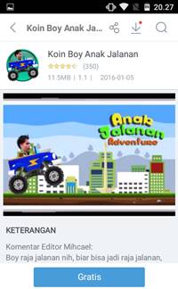 Download Game Koin Boy Anak Jalanan [GRATIS]