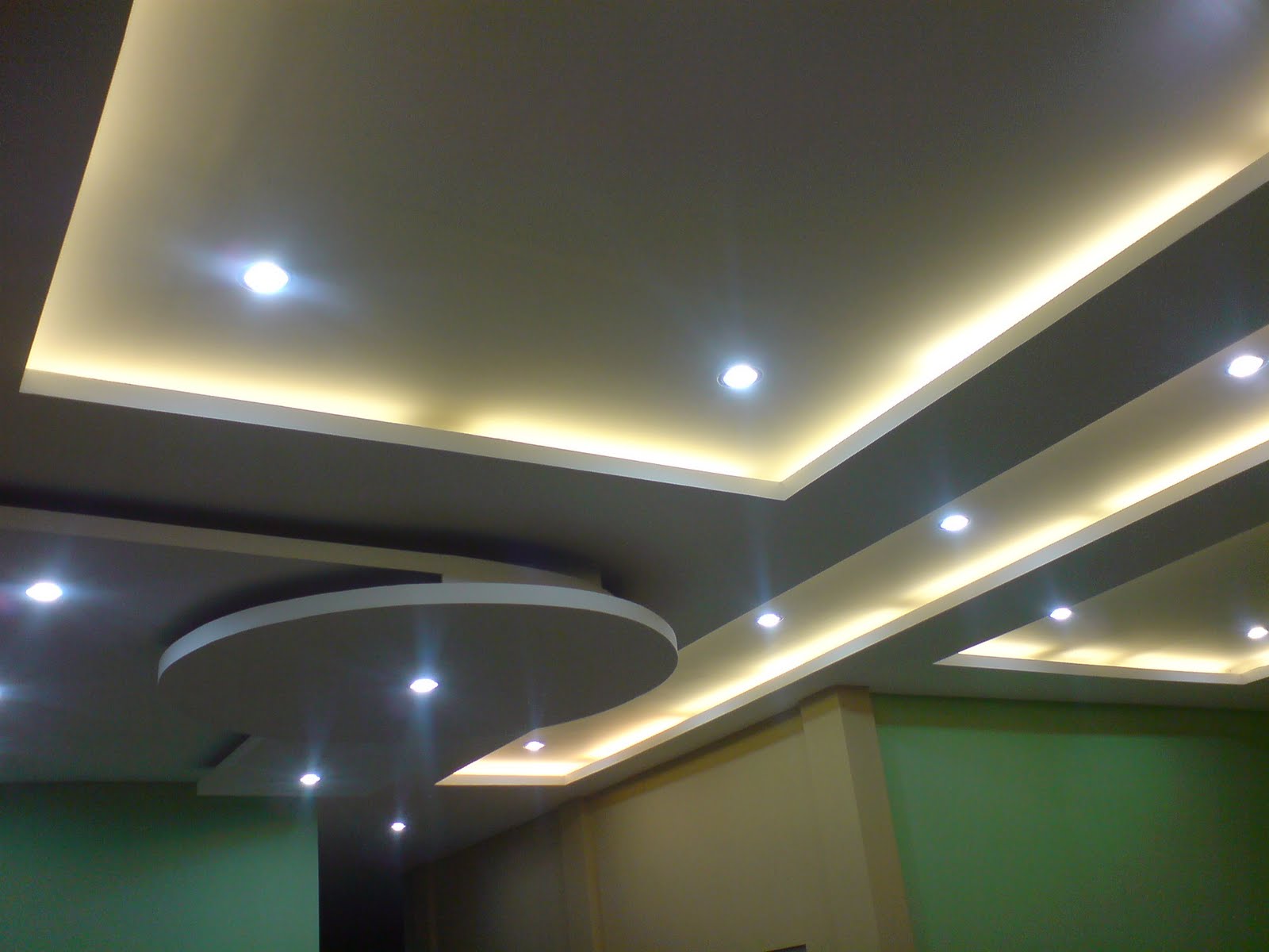  Model  dan Tipe Plafon  Drop Ceiling Gypsum Kayu Minimalis 