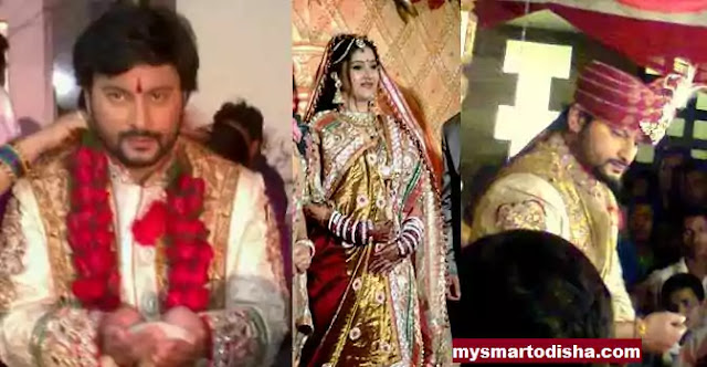Anubhav Mohanty and Barsha Priyadarshini Marriage Photos in Odia