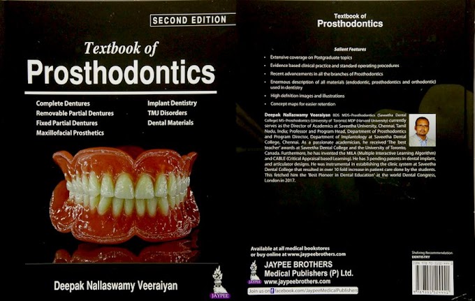 DENTAL BOOKS: Textbook of Prosthodontics - Deepak Nallaswamy