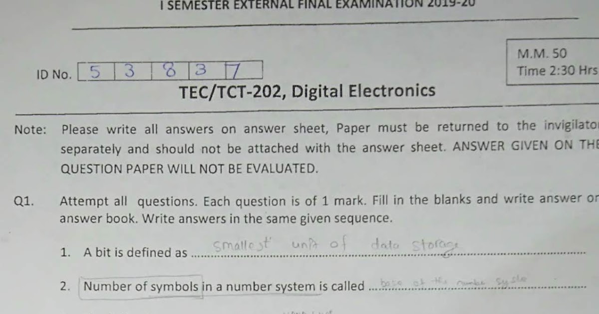 Digital Electronics Final