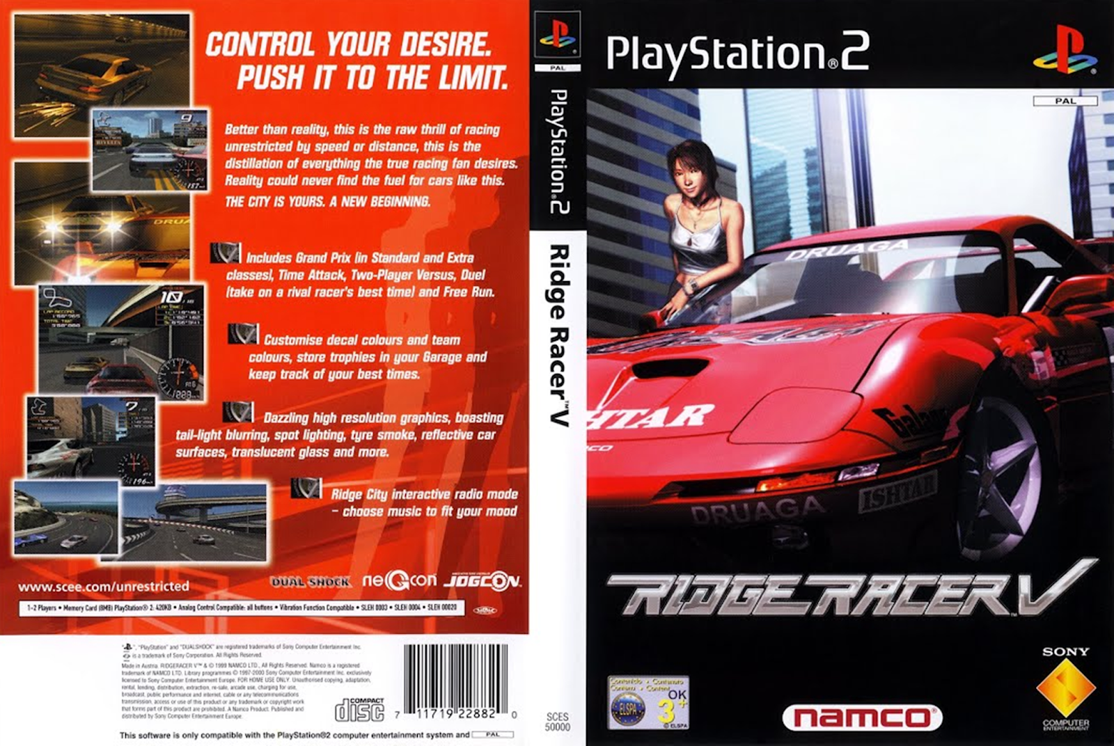 Ridge Racer V ISO ROM Playstation 2