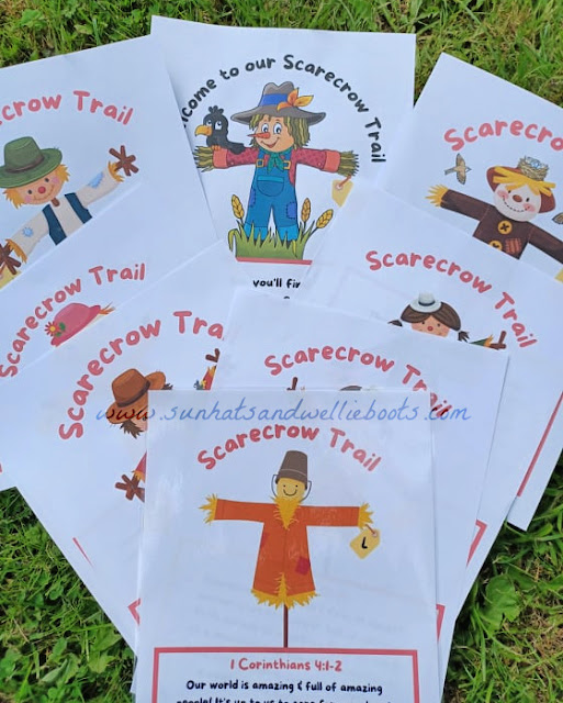 Sun Hats & Wellie Boots Scarecrow Trail for Churches or Schools