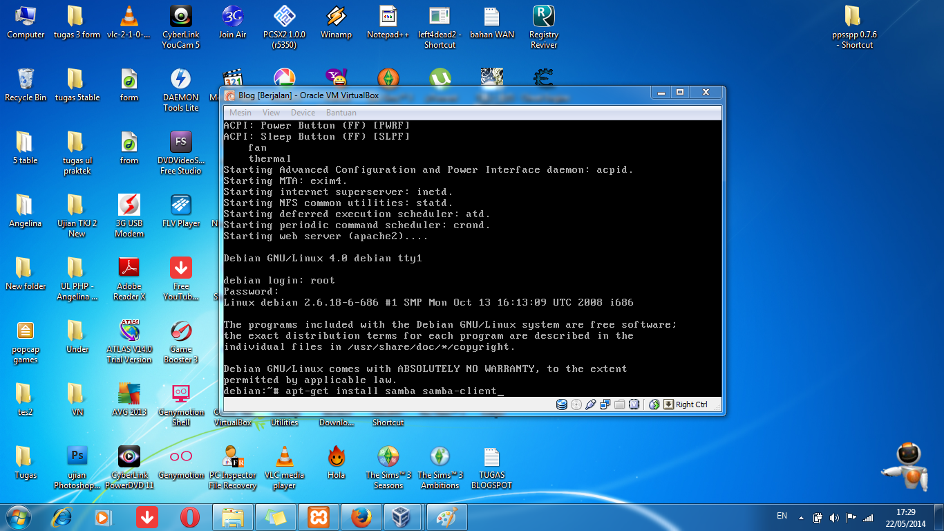 Varen Debian XI TKJ 2 Instalasi Samba Server