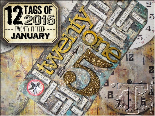 12 tags of 2015 de Tim Holtz blog