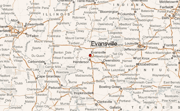 City map Evansville Indiana 3 10 PDF