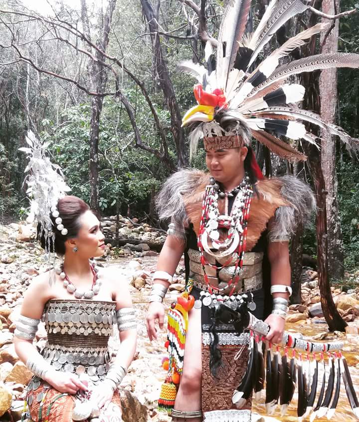 Pakaian Tradisional Iban Baju Gagung