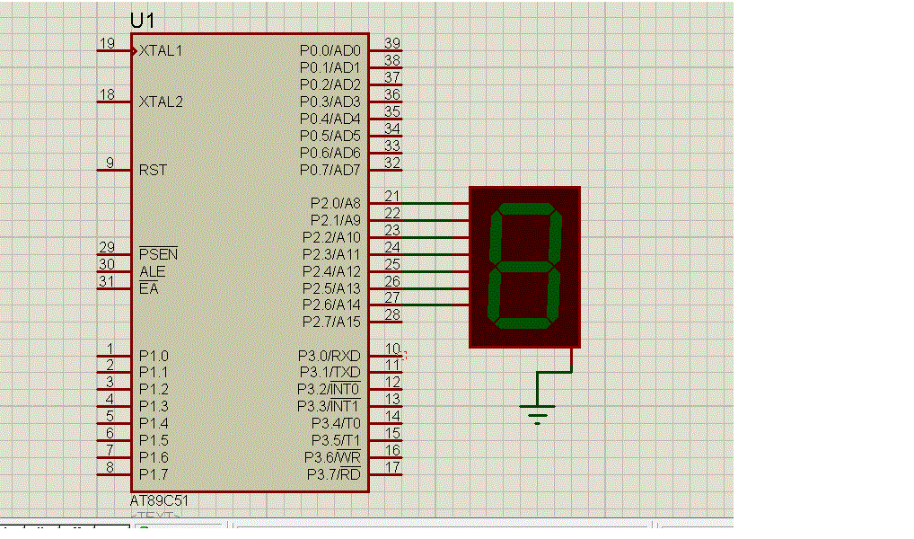 7 Segment display Interfacing with 8051 ~ Robogadgets