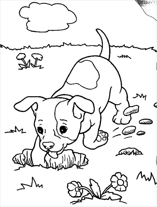 10+ National Puppy Day Coloring Pages for Kids and Preschool 