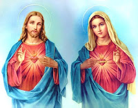 Sacred Heart of Jesus and Sorrowful and Immaculate Heart of Mary