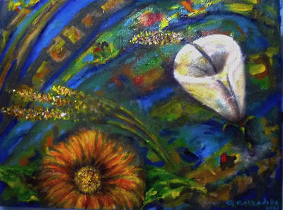 Autora: Gladys Calzadilla. Título: El Paso del Viento. Técnica: Pintura sobre tela. Dimensiones: 30 x 40 cm. Año: 2016. Autora: Gladys Calzadilla. Título: El Paso del Viento. Técnica: Pintura sobre tela. Dimensiones: 30 x 40 cm. Año: 2016.