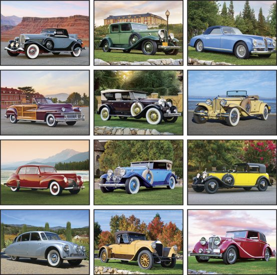 Classic car calendars to mesmerizing your consumers all year long