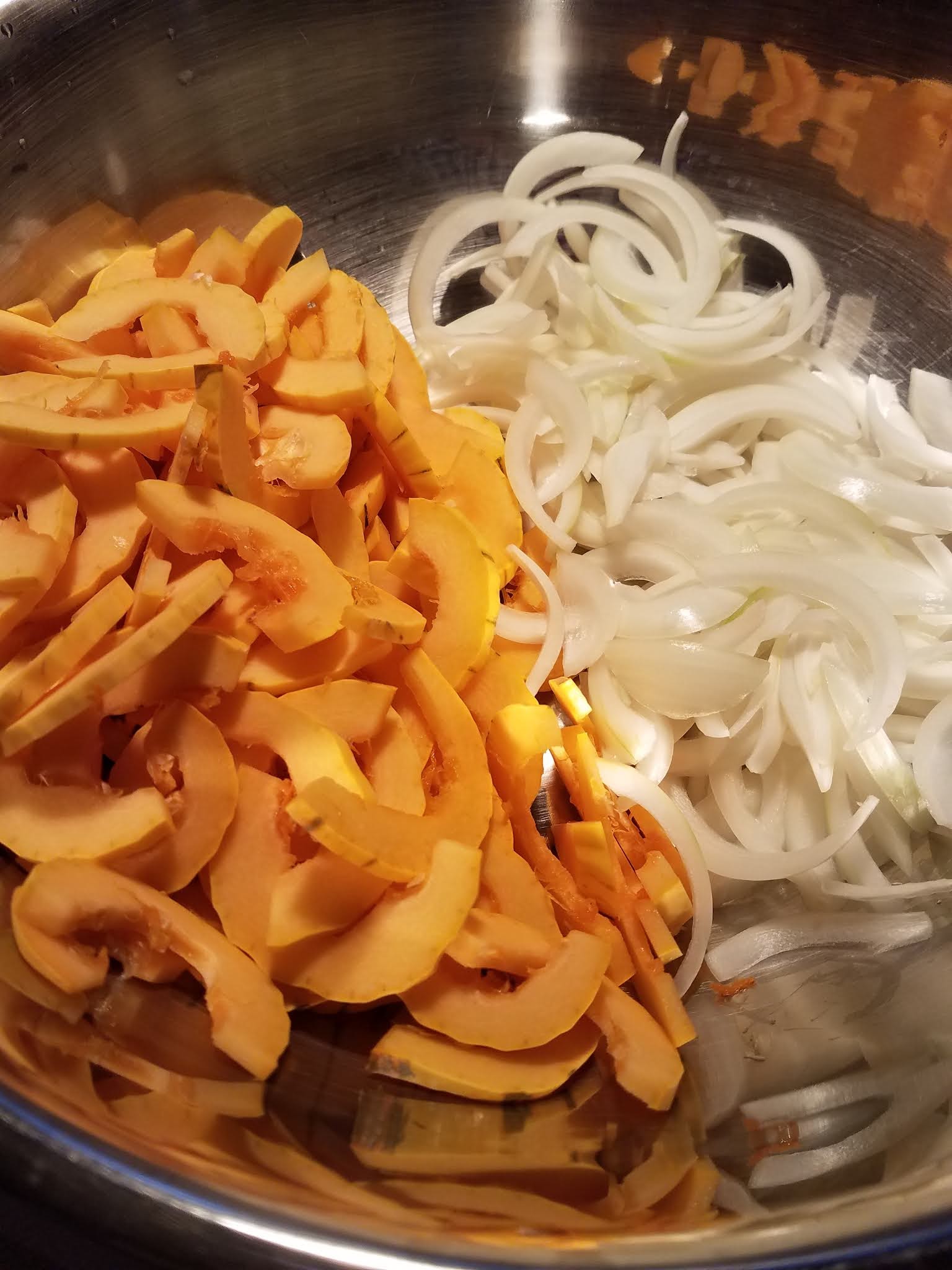 Oven Roasted Delicata Squash and Onions Scratch Made Food! & DIY