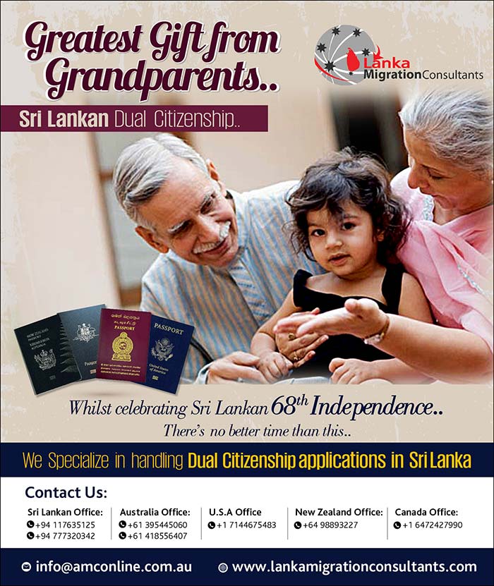Welcome to Lanka Migration Consultants. Our firm provides comprehensive representation to clients located throughout the world in retaining or resuming Dual Citizenship in Sri Lanka. We provide the highest quality of service and utmost level of support to our clients. We take great care to develop a strong client relationship, coupled with efficient communication.