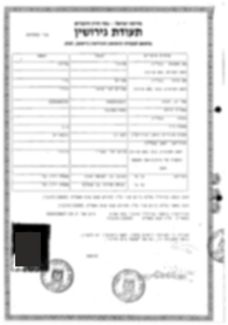 מסמך אישי - תעודת גירושין של אחד הנאשמים הופץ בחומר הראיות על ידי פרקליטות מחוז תל אביב