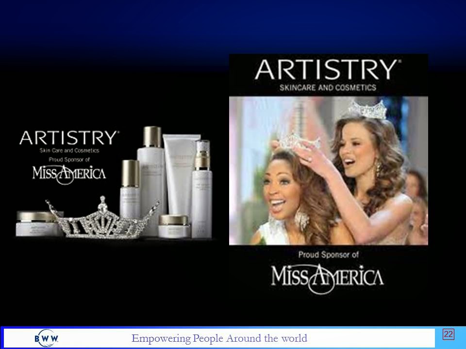 Amway Artistry Sponsors Ms America