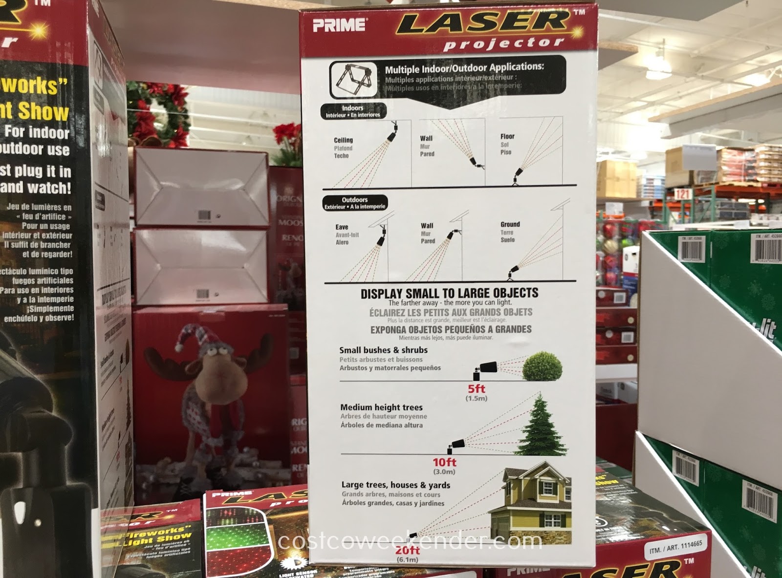 Prime Laser Projector (model LFLRGM505) Costco Weekender