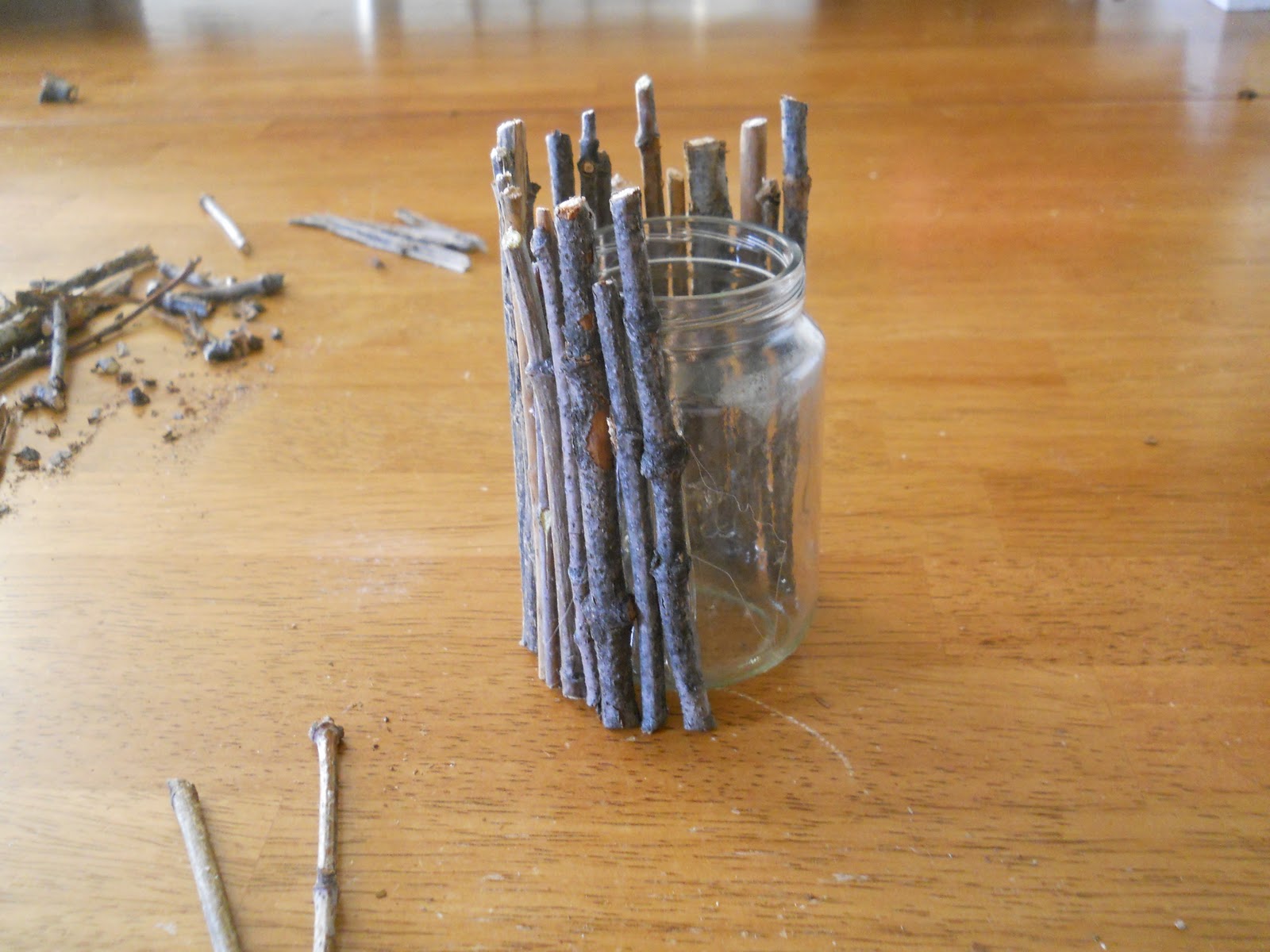 Motherhood and Money DIY Stick Vase