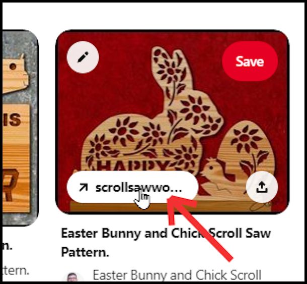 Easter Bunny Scroll Saw Pattern.