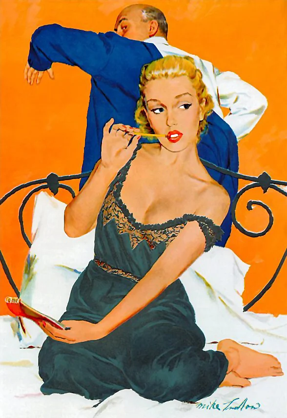 Mike Ludlow 1921-2010 | American Glamour Pin-up illustrator