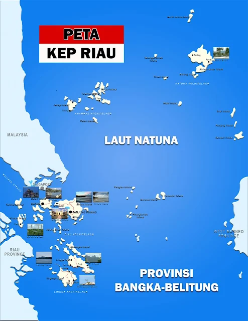 Gambar Peta Provinsi Kepulauan Riau